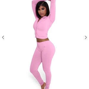 Body by Raven Basics Two Piece Set (Cotton candy pink)